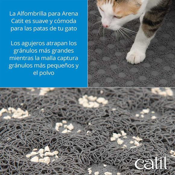 Alfombra Mat Rectangular Catit - Para Baño Arenero Grande